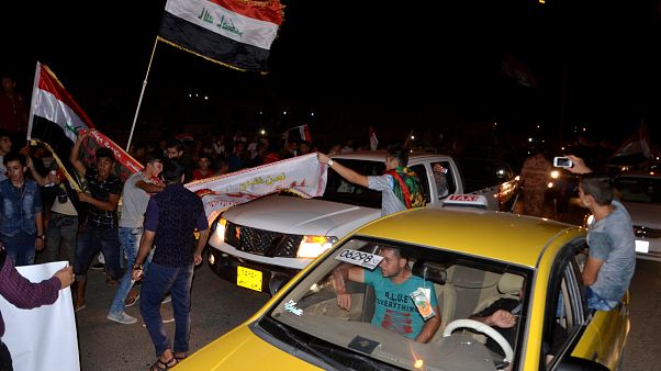 Iraq: feste in strada dopo l'annuncio della liberazione di Mosul Iraq: feste in strada dopo l'annuncio della liberazione di Mosul
