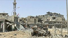 Mossul-Vertriebene: Sorgen, Hitze, kein Freudentaumel