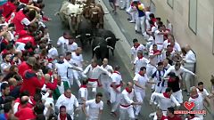 El encierro más veloz de los Sanfermines 2017