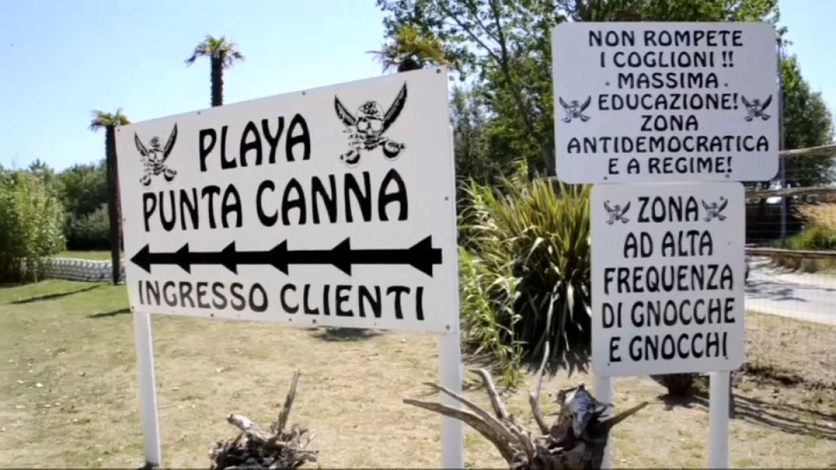 Italie : une plage à la gloire du fascisme