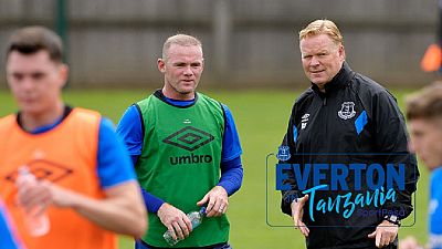 Ex-Man Utd captain, Rooney, will play in Everton's Tanzania friendly