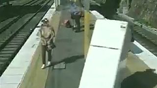 Watch: Australians caught moving furniture… by train