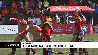 Naadam fesztivál Mongóliában