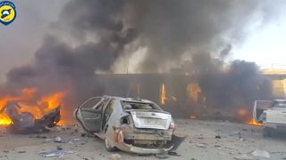قتلى وجرحى في تفجير انتحاري في إدلب شمال سوريا