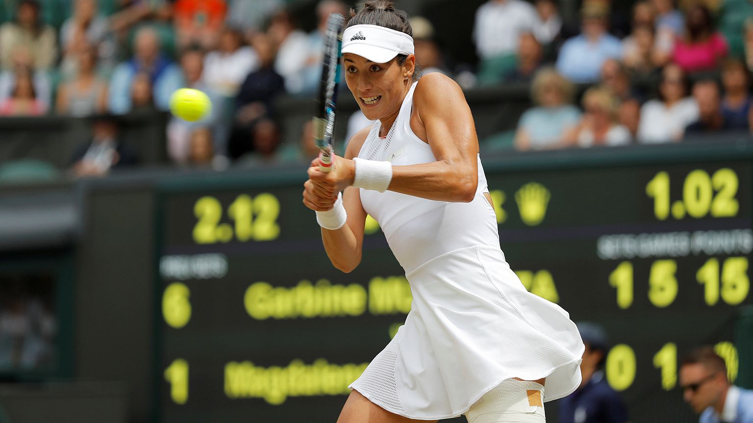 Garbiñe Muguruza gana a Magdalena Rybarikova y pasa a la final de Wimbledon