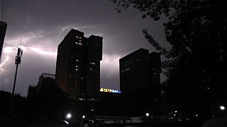 Orages spectaculaires en Chine