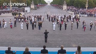 Crowds get lucky as France's military musicians play Daft Punk tracks