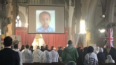 U.K. funeral for Ethiopian boy, 5, who died in London tower inferno