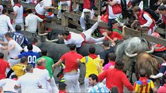 Los Miura protagonizan un encierro de récord y sin cornadas en el último día de los "sanfermines" 2017