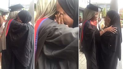 Somali mom who fled 1999 war emotional as daughter graduates from U.K. varsity