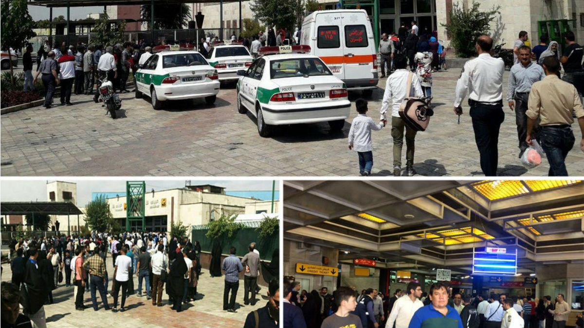 درگیری و تیراندازی پلیس در متروی شهرری