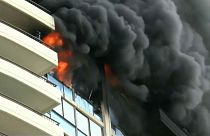 Hawaii'de 36 katlı binada yangın