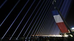Watch: Nice honours attack victims with lights display