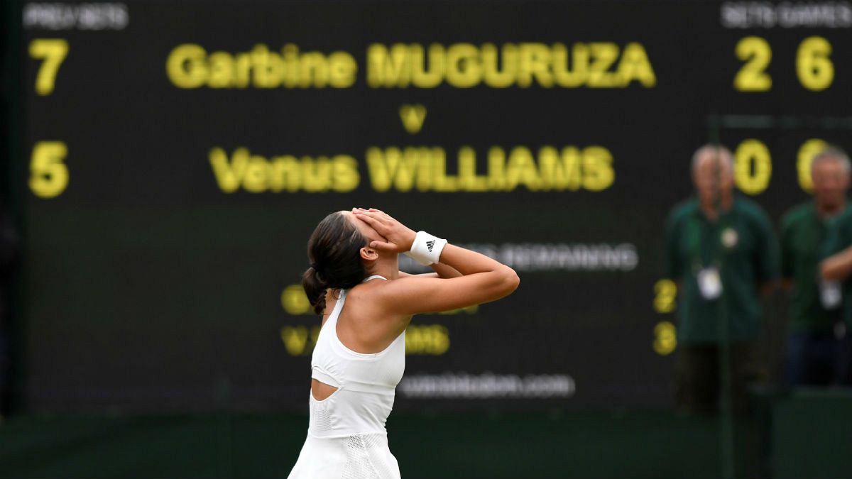 Spaniard Garbine Muguruza beats Venus Williams in Wimbledon final