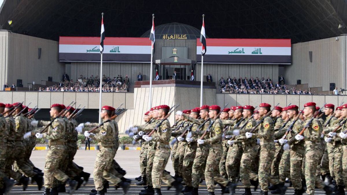 رژه نیروهای نظامی عراق در بغداد