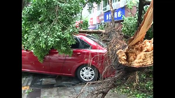 El tifón Talas llega a China El tifón Talas llega a China