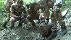 Обезврежена бомба времен Второй мировой войны