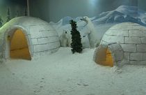 Kar Dünyası: Antalya'nın kar eğlencesi