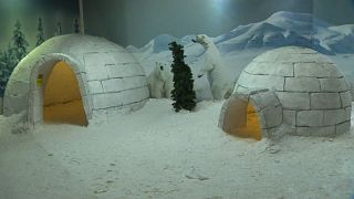 Kar Dünyası: Antalya'nın kar eğlencesi