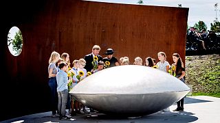Dutch memorial unveiled to victims of MH17 flight shot down over Ukraine