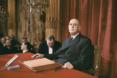 Charles De Gaulle in 1965.
