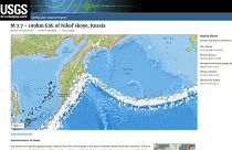 Un terremoto sacude la costa este de Rusia