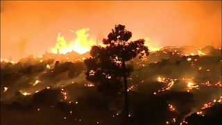 Feuersbrünste in Südeuropa