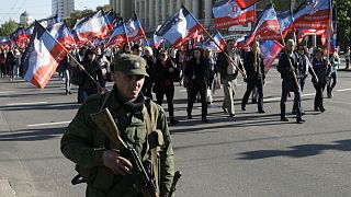 Separatistas pró-russos querem criar um Estado que substitua a Ucrânia