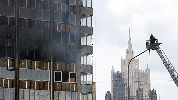 Μόσχα: Στις φλόγες κτίριο 27 ορόφων Μόσχα: Στις φλόγες κτίριο 27 ορόφων