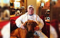 John McCain and his dog