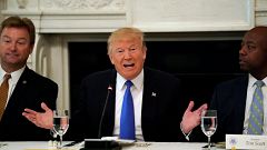 Nachsitzen für Senatoren: Trump will das Aus für Obamacare