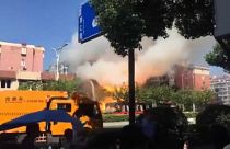 ویدئوی انفجار در رستورانی در چین؛ دو کشته و ده‌ها زخمی