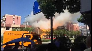 Китай: взрыв газа в ресторане