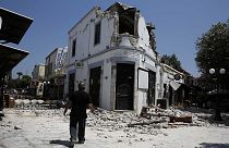 Two killed on Greek island in powerful earthquake
