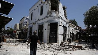 Two killed on Greek island in powerful earthquake