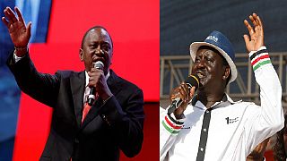 Conflicting polls place Kenya's main presidential candidates in the lead