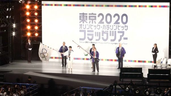 Tokyo 2020: via al countdown, Giappone in festa Tokyo 2020: via al countdown, Giappone in festa