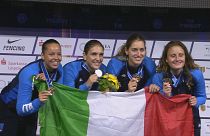 شمشیر بازی: تیم فلوره زنان ایتالیا قهرمانی جهان را پس گرفت