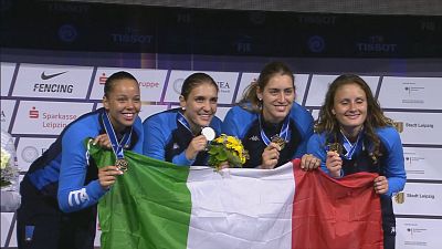 Fencing: Italian and South Korean teams on top in Leipzig