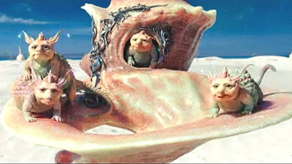 Besson's new sci-fi movie "Valerian" has its European premier in London. Besson's new sci-fi movie "Valerian" has its European premier in London.