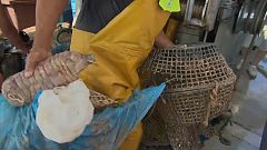Aus dem Meer gefischter Plastikmüll wird zu Mode