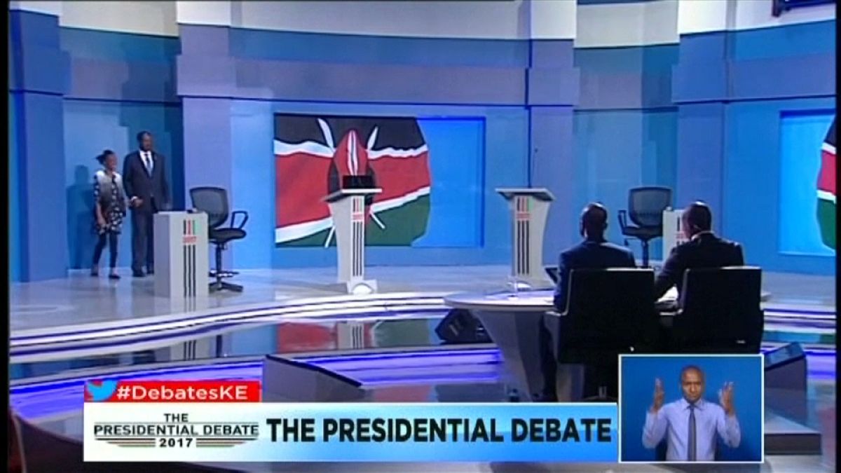 Kenias Präsidentschaftswahlen: Einsame Fernsehdebatte