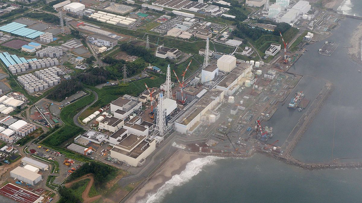 Image: The Fukushima Dai-ichi nuclear plant at Okuma in Fukushima prefectur