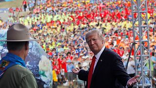 Fünf Zitate: Trumps umstrittene Rede vor 40.000 Pfadfindern