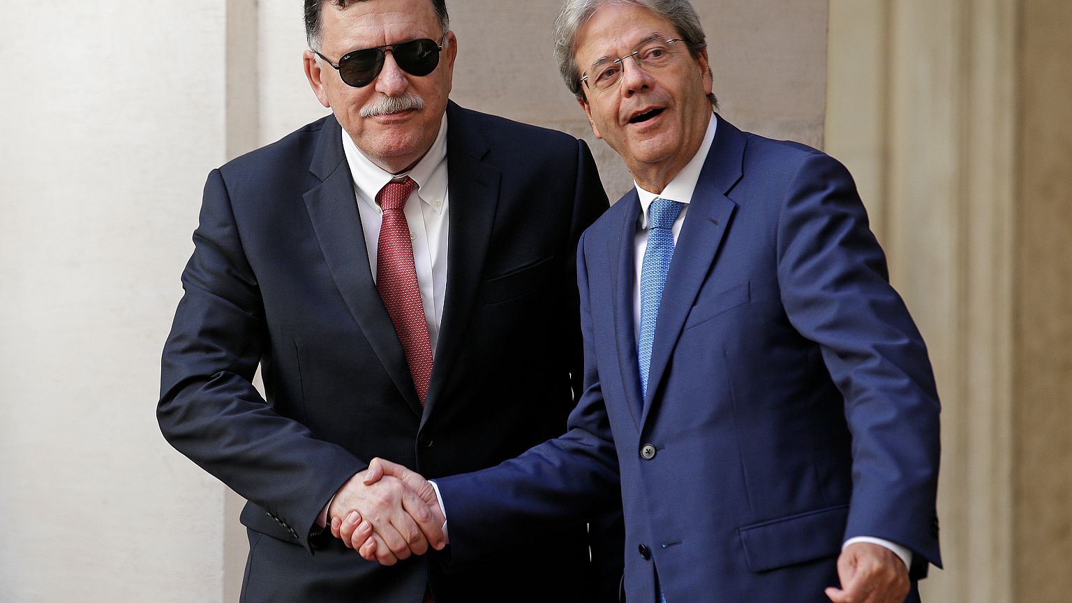 Al-Sarraj da Gentiloni: ''Sui migranti l'Italia aiuti con le sue navi''