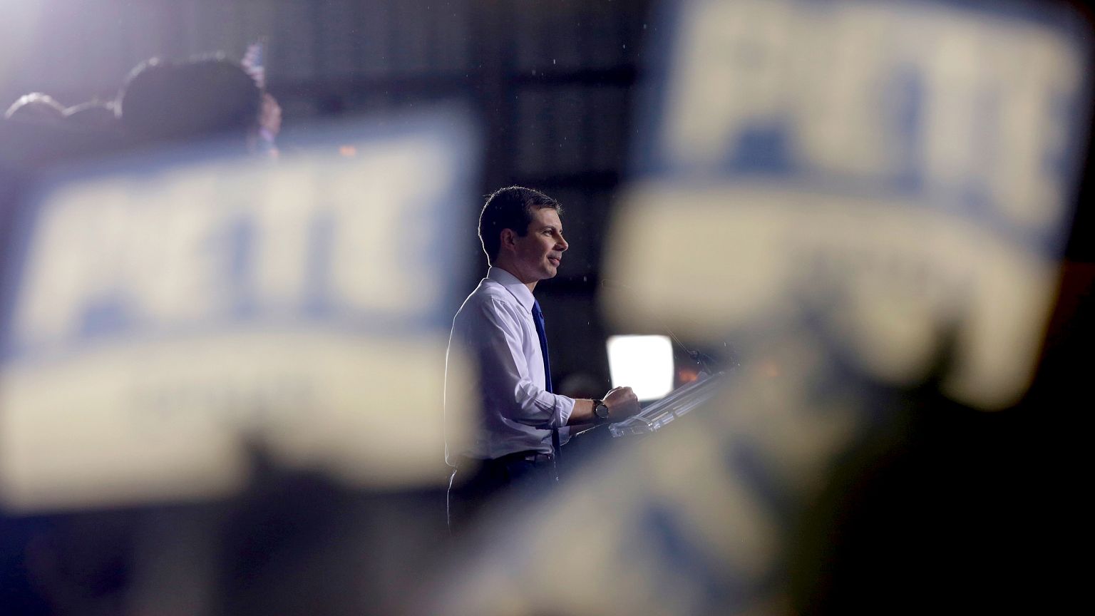 Image: South Bend Mayor Pete Buttigieg announces his candidacy for presiden