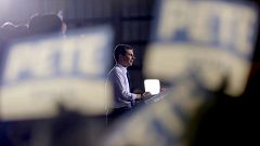Image: South Bend Mayor Pete Buttigieg announces his candidacy for presiden