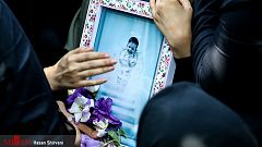 مراسم تشییع «بنیتا» قربانی ۸ ماهه سرقت خودرو برگزار شد