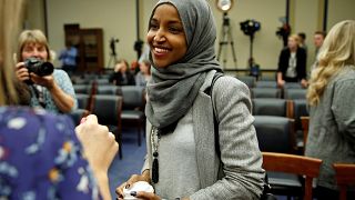 Image: FILE PHOTO: Representative-elect Ilhan Omar (D-MN) speaks to the med