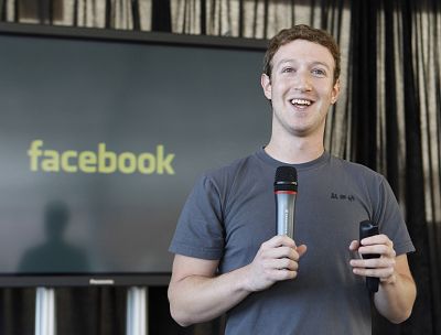 Facebook CEO Mark Zuckerberg in 2010.